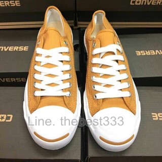 Jack purcell เหลืองมัสตาด แท้พร้อมกล่องส่งฟรี EMS