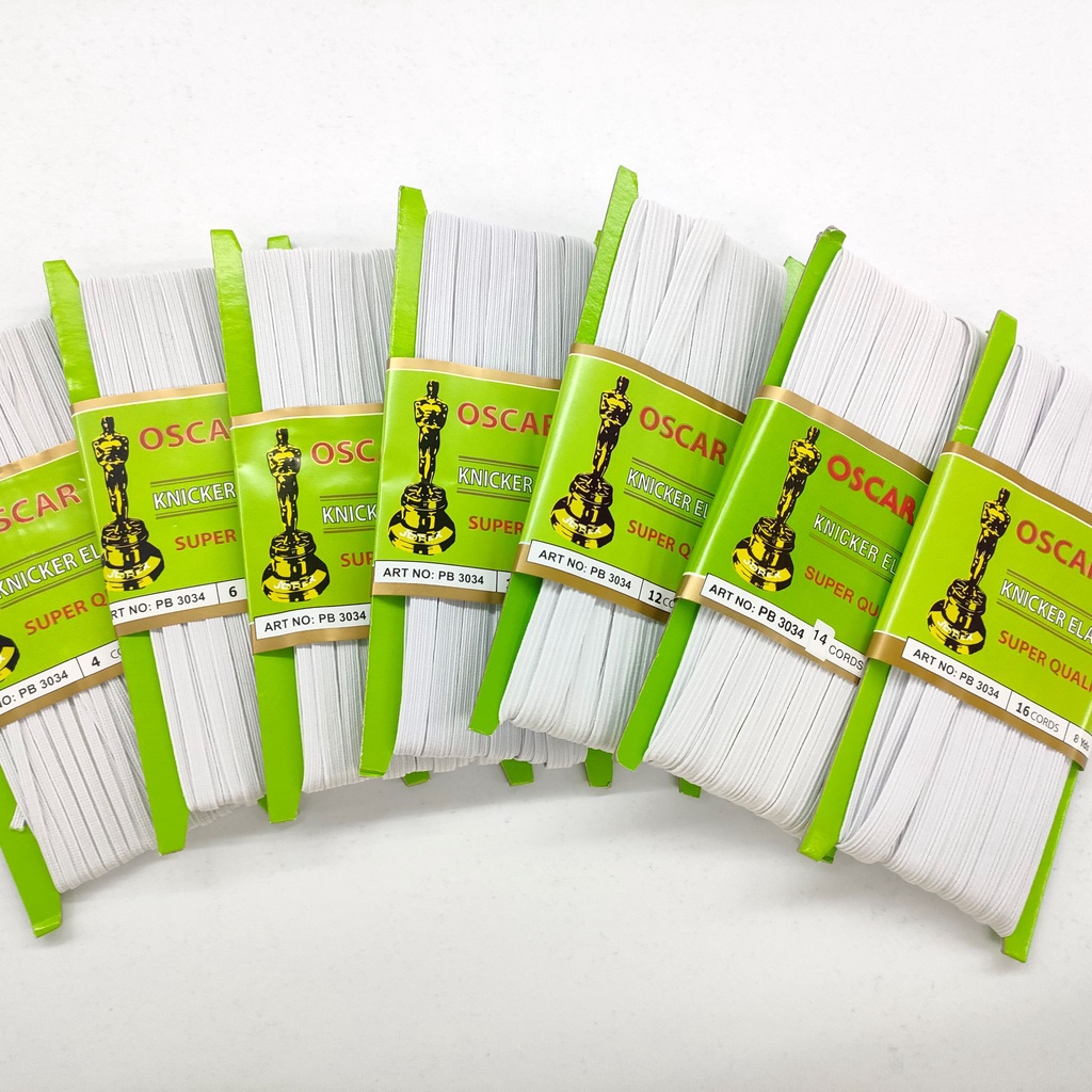 10 เมตร Oscar Elastic / Getah Leper OSCAR / Getah Seluar / Getah Mask .