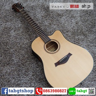 KRIENS KD580CE กีตาร์โปร่งไฟฟ้า(Top Solid Spruce)