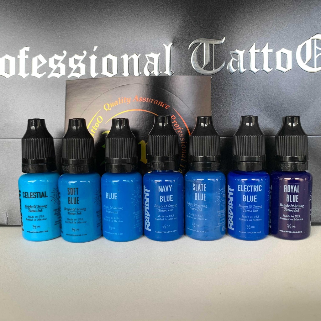 Radiant Colors Tattoo Ink 1/2 oz Blue