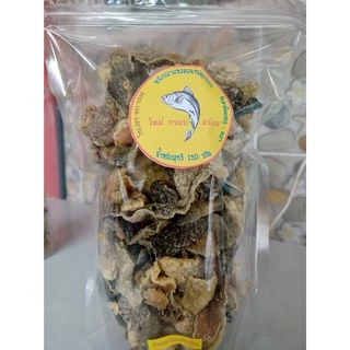 หนังปลาแซลมอน ทอดกรอบ 1 กิโลกรัม รสออริจินัล ไม่ใส่ผงปรุงรส