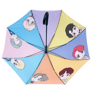 BTS All Character Member Long Umbrella_Purple