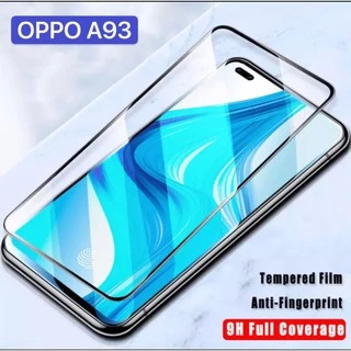 ฟิล์มกระจก นิรภัย เต็มจอ Oppo A52 / A92 / A93 ฟิล์มเต็มจอ ฟิล์มกระจกนิรภัย คุณภาพดี ฟิล์มกันกระแทก ฟิล์มกันจอแตก ติดง่าย