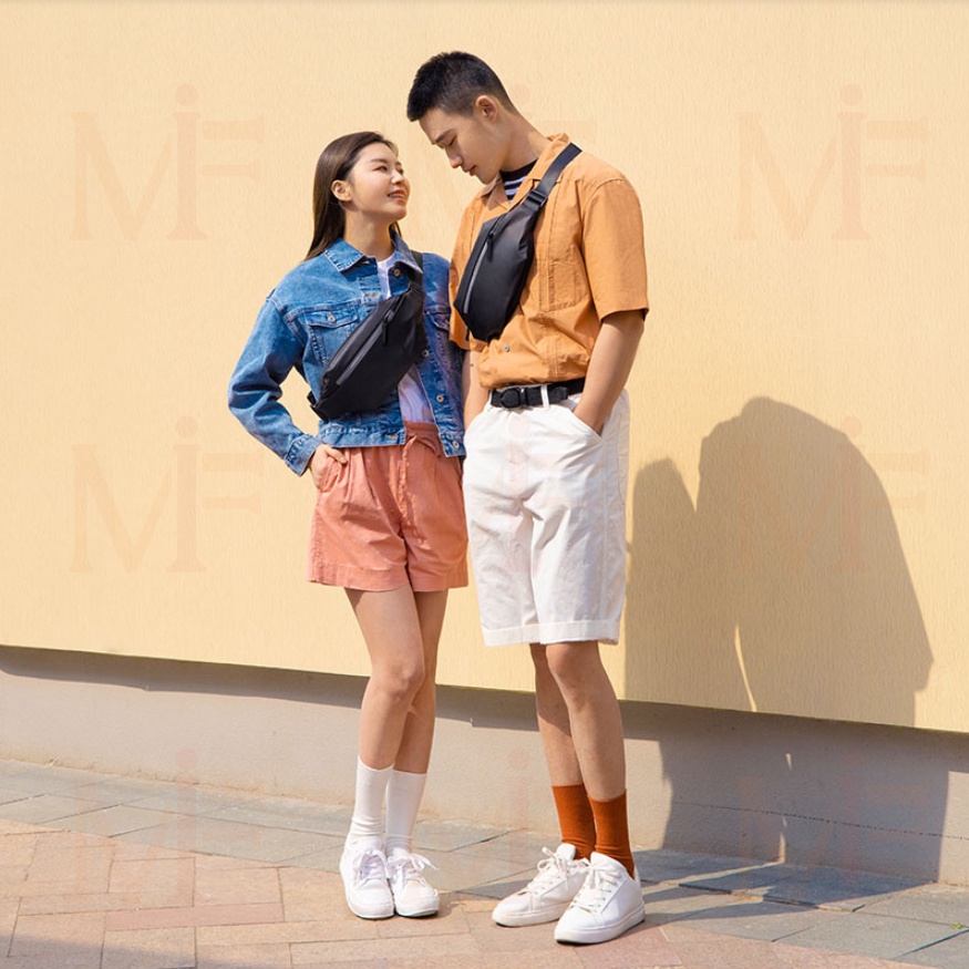 Xiaomi Mi Sports Fanny Pack chest pack กระเป๋าคาดเอว Xiaomi รุ่น Fanny Pack ตัวผ้าผลิตจากวัสดุ