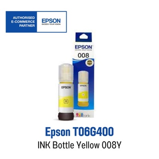 Epson 008 Y 🌟 Original Ink Bottle 🌟 หมึกอิงค์เจ็ทเหลือง 🟨