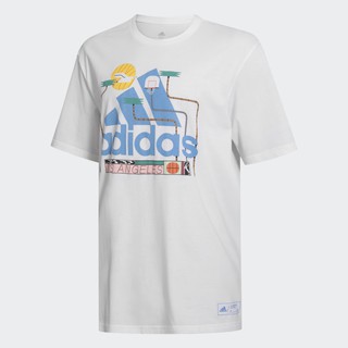 Adidas เสื้อยืด KEY CITY LOS ANGELES FQ3183 (White)