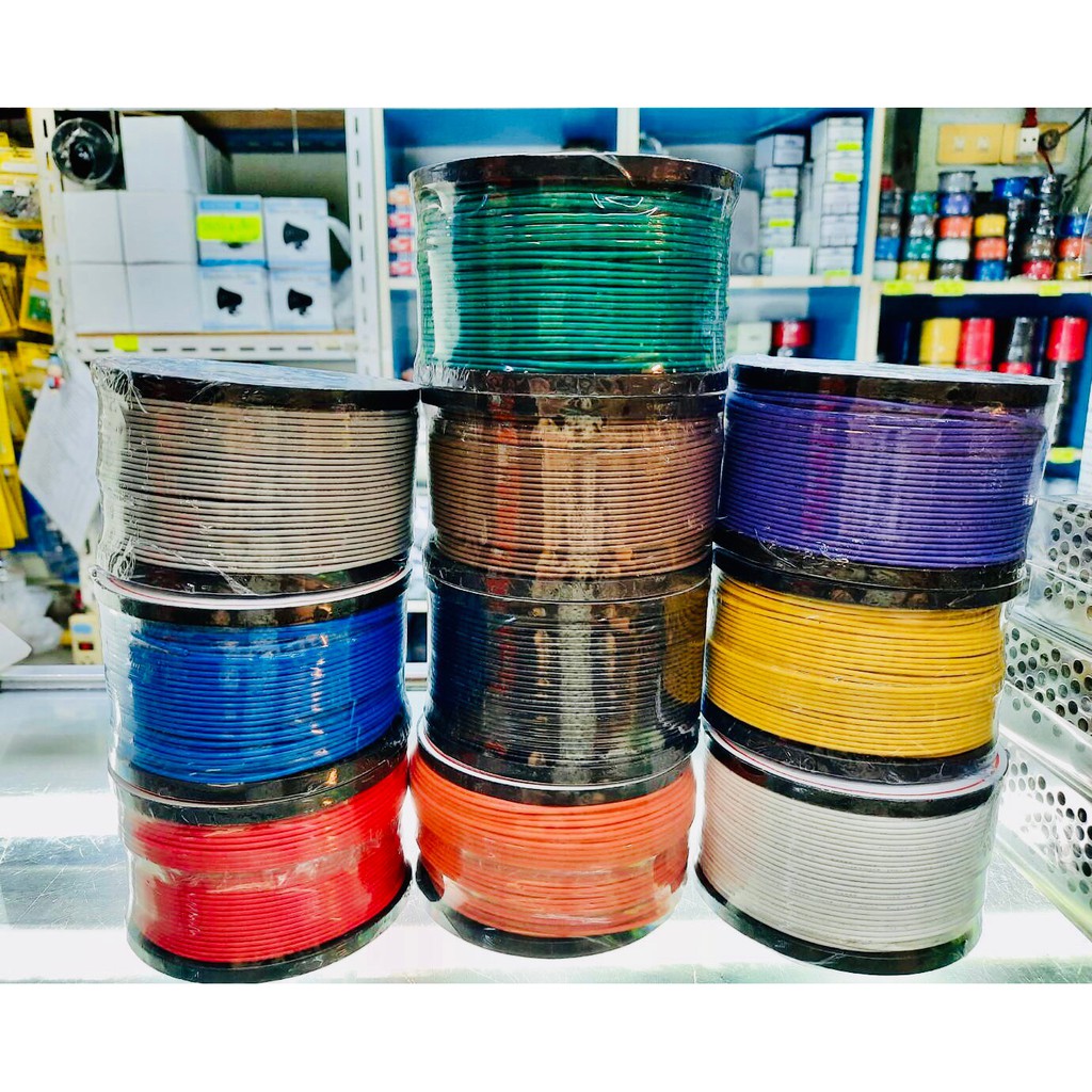 สายไฟ AWG เบอร์ 22 100 เมตร