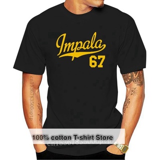 [COD]เสื้อยืด พิมพ์ลาย Impala 67 Script l - 1967 Lowrider สไตล์คลาสสิก สําหรับผู้ชาย 776380S-5XL