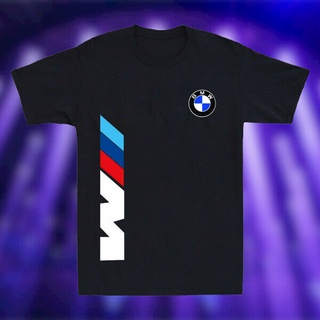 ใหม่ เสื้อยืดแขนสั้น ผ้าฝ้าย พิมพ์ลาย BMW M Power แฟชั่นยอดนิยม สําหรับผู้ชาย และผู้หญิง