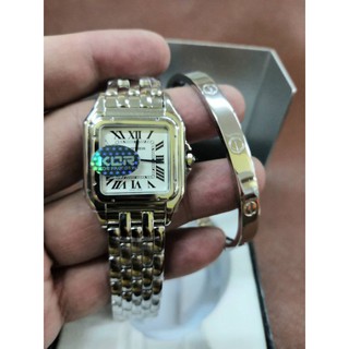 Cartier Kor Factory เครื่องสวิสแท้ มือ 1 สวยกริ๊ปตามรูป ขายเพียง 11,900 บาทพอครับ (ปกติขายกัน 15,900+ ครับ)