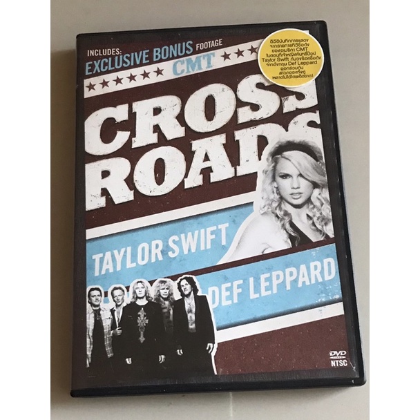 ดีวีดีคอนเสิร์ต ของแท้ ลิขสิทธิ์ มือ 2 สภาพดี...ราคา 350 บาท “Taylor Swift & Def Leppard” – “CMT Cro