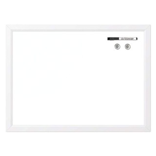 Quartet : QUTMWDW1723M-WT* กระดานไวท์บอร์ด Dry Erase Board, Magnetic, 17 x 23 Inches, White Frame