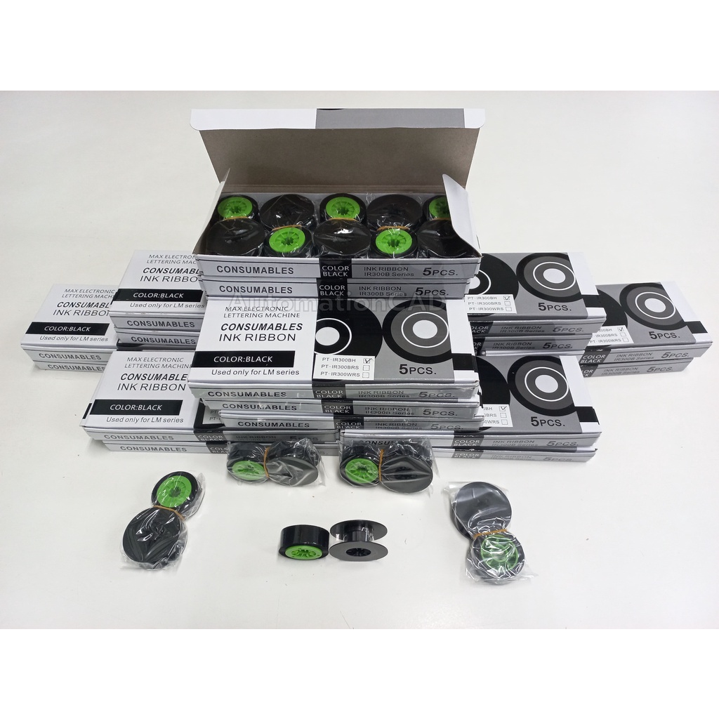 LM-IR300B ตลับหมึก ผ้าหมึก ของเทียบเท่า MAX ใช้กับเครื่องพิมพ์ 390A,380E,380A,370 LMIR300B IR300B