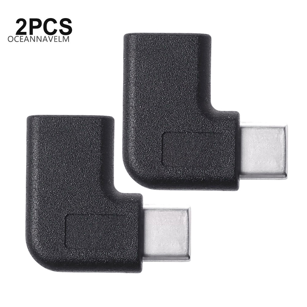 อะแดปเตอร์แปลง Oc 90 Degree Right Angle Usb 3.1 Type C Male To Female 