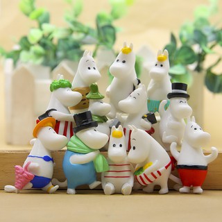 เซ็ต 12 ตัว โมเดลมูมิน มูมิน โมเดล moomin