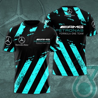 ฮอต!! เสื้อยืด พิมพ์ลาย Mercedes F1 AMG Petronas AOP 3 มิติ สําหรับผู้ชาย ไซซ์ S-6XL 535353