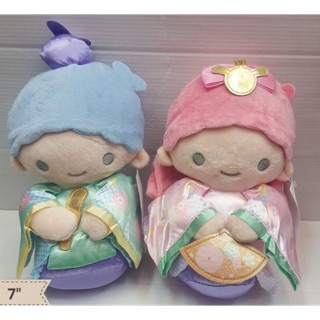ตุ๊กตาคู่ชุดกิโมโน ขนาด 7" สินค้าพร้อมส่ง