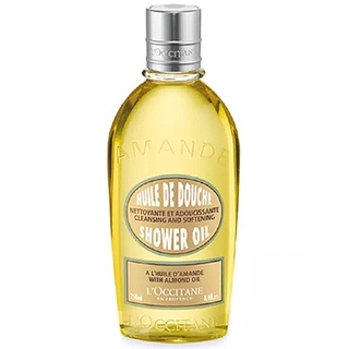 LOccitane Huile de Douche Almond Shower Oil 250 ml. เจลอาบน้ำเนื้อออยบำรุงผิวในตัว