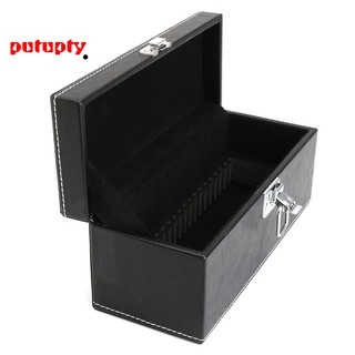 Storage Box Coin Slab Jewelry PU Compound Plywood Style Bundle Coins Display Box Case For Home Organ