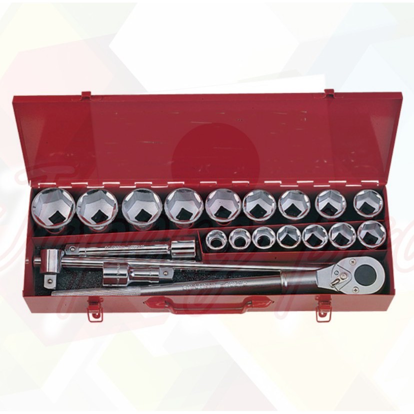 ชุดลูกบ๊อกซ์ 6PT.ขนาด3/4" 20 ชิ้น ลูกบล็อก FORCE 6201-5