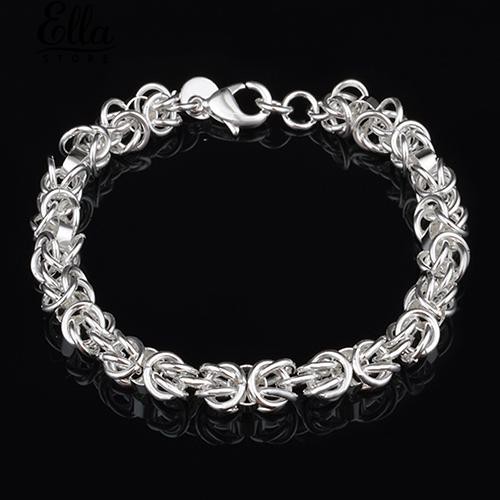 Vogue ผู้หญิง 925 เงินสเตอร์ลิง BangleChain Banquet