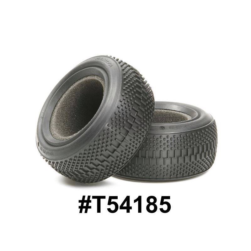 TAMIYA 54186 DUAL BLOCK TIRES K (REAR, 62/35)