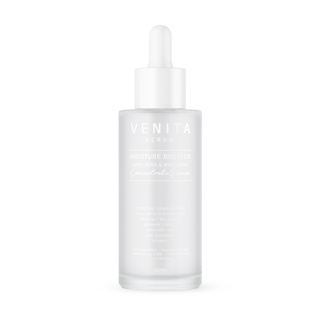 [ ขวดใหญ่ ] เซรั่มลดสิว ผิวขาวกระจ่างใส VENITA MOISTURE BOOSTER ANTI-ACNE &amp; WHITENING CONCENTRATE SERUM 60 ml