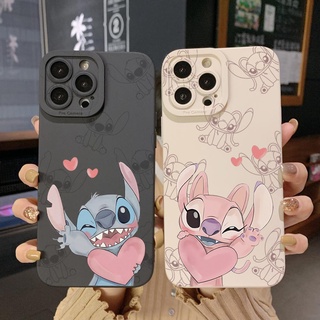 เคสโทรศัพท์มือถือ ขอบสี่เหลี่ยม ลาย Stitch น่ารัก สําหรับ Infinix Hot 12i 10S 11 10 Play 11S 10i Smart 6 HD X6511 X657B X6512 Note 12 G96