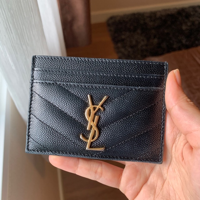 Cardholder ysl แท้ 1000% มือ 2 สภาพ 98% ซื้อปี 2018