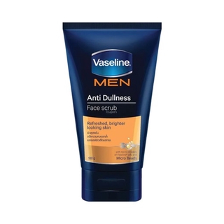 vaseline men anti dullness face scrub 100g.