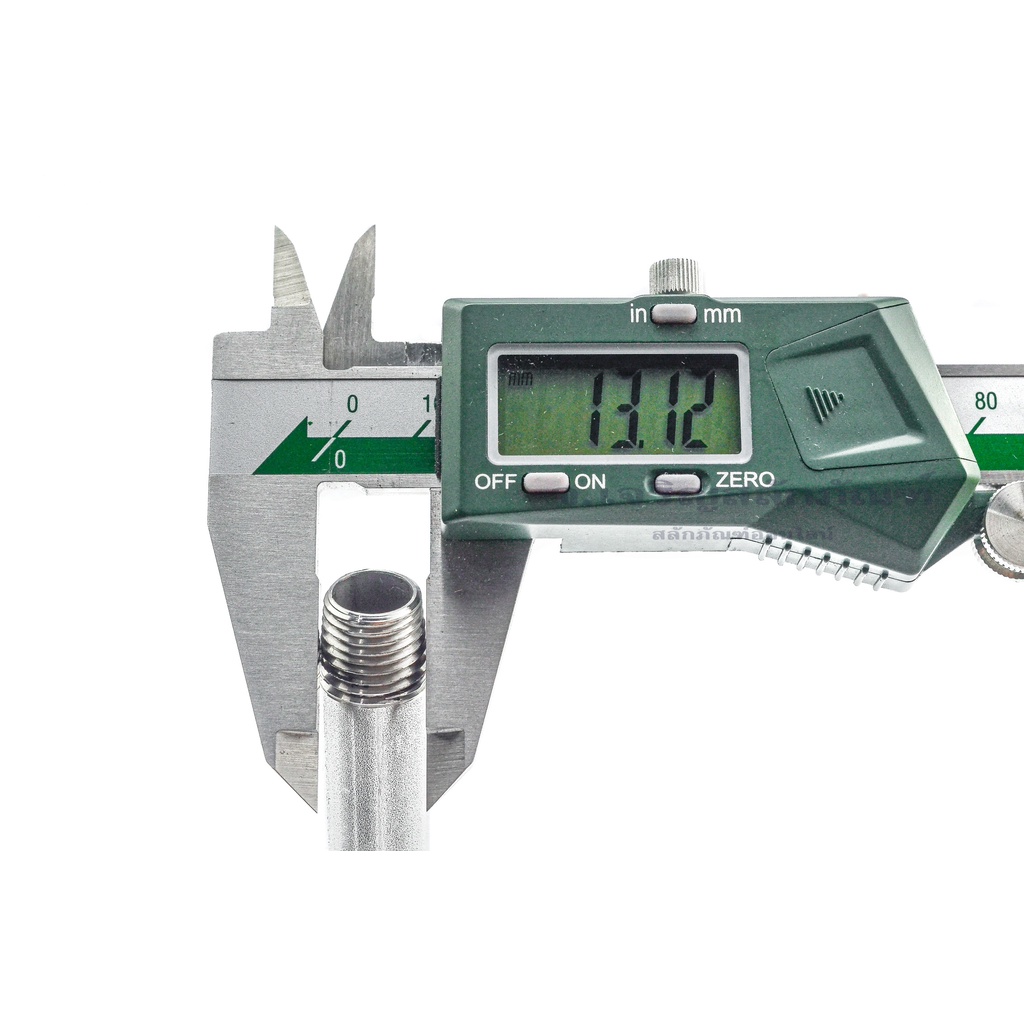 ข้อต่อสแตนเลสเกลียวนอก ขนาด 1/4" 3/8" 1/2" 3/4" 1" ยาว 2" รูปที่ 7