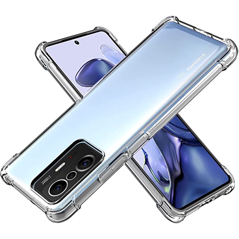สําหรับ Xiaomi 11T / 11T Pro นิ่ม กันกระแทก เคสคริสตัลเจลใส TPU ดูดซับแรงกระแทก
