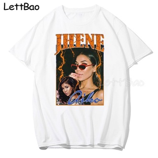 เสื้อยืดคอกลมJhene Aiko เสื้อยืดคอกลม แขนสั้น ผ้าฝ้าย 100% สไตล์ฮิปฮอป สําหรับผู้ชาย LHZYS-5XL