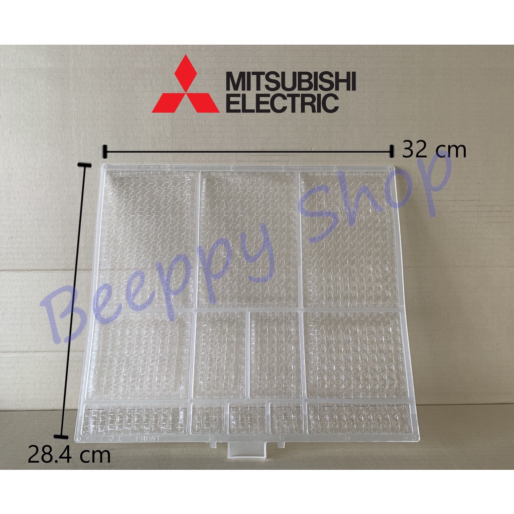 ฟิลเตอร์กรองฝุ่นแอร์ Mitsubishi รุ่น MS-07RV/07XV/09RV/09XV/12XV MSH-07RV/09RV/09XV/12XV แผ่นกรองฝุ่
