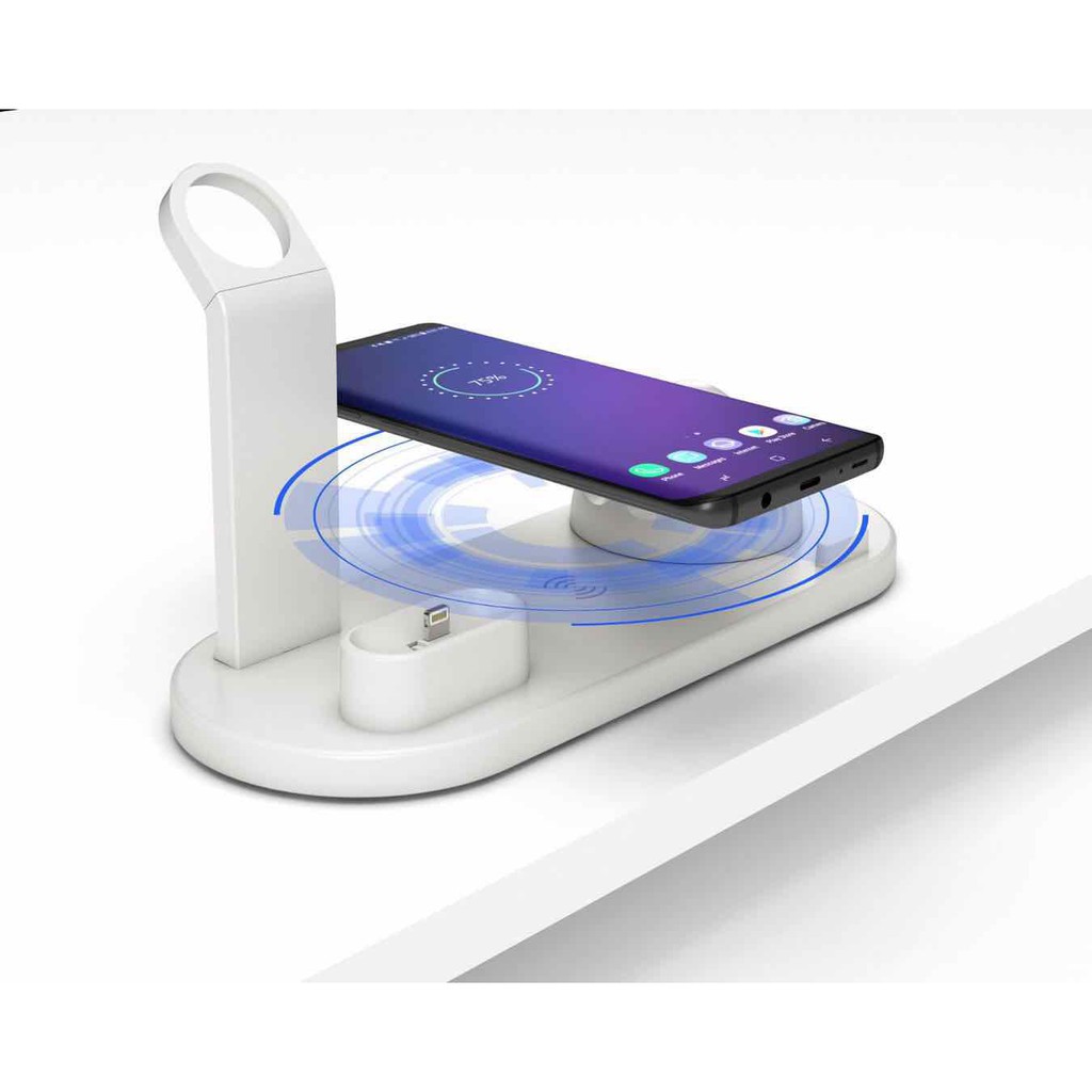 Wireless Charger, 3 in 1 Wireless Charging เครื่องชาร์จไร้สาย Stand ราคา ถูกที่สุด ดีลบีเคเค แกลเลอรีภาพที่ 6