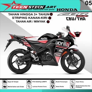 Striping CBR 150R CBU- แถบแปรผันโครเมี่ยมไวนิล UV ใส HONDA CBR 150R CBU THAILAND TN 005