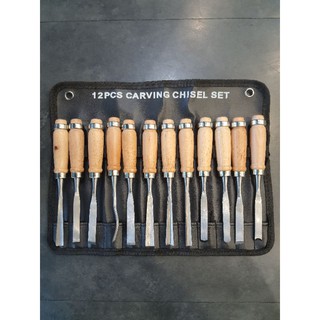 ชุดสิ่ว 12 ชิ้น  CARVING CHISEL SET