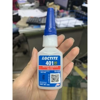 LOCTITE 401 กาวแห้งเร็ว อเนกประสงค์ 20G. กาวล็อคไทท์ กาวร้อน (ของแท้ 100% ตรวจสอบแล้วโดย shopee)
