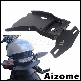 Black Aluminum Rear Fender Eliminator Turn Signal Lamp Tail Light Mount Bracket For BMW R NINE T Motorcycle Tidy Plate 2