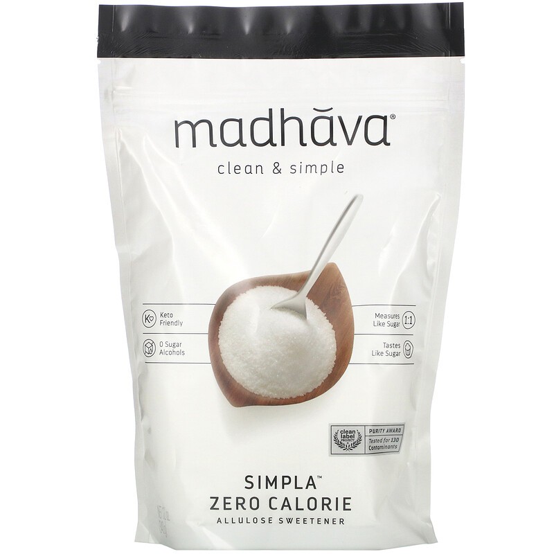 Mahava Simpla Zero Calorie, Allulose Sweetener, 12 oz (340 g)