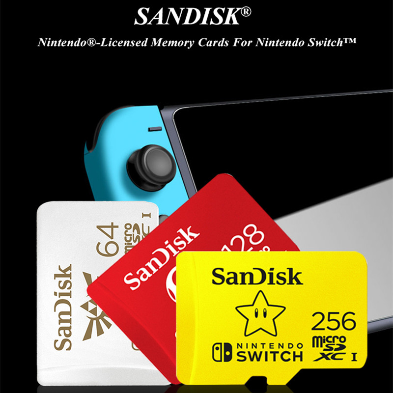 SanDisk 256GB Micro SD Card Nintendo Switch Authorized 128GB UHS-I U3 4K HD  Memory Card TF Card vHiL | Shopee Thailand