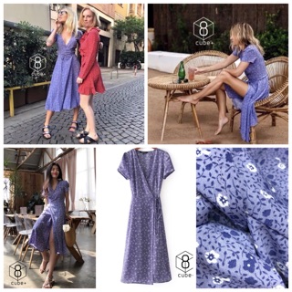 Lavender Wrap Dress