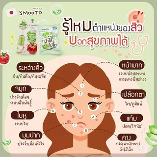 (ลดแรง) SMOOTO Official สมูทโตะ อโล สเนล ไวท์ & แอคเน่ สลิปปิ้ง เซรั่ม (SMT22/กล่อง)