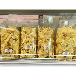 ทุเรียนทอด นน. 200g เกรด กลาง แบบธรรมชาติ อร่อย หวาน มัน สีจะเข้มๆ นะคะ ตราป้าแกลบ