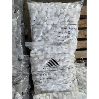 1กก. หินแต่งสวนสีขาวSuper white เกรดAAA หินโรยกระถาง หินจัดสวน หินขาว หินนำเข้า