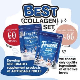 ใหม่ล่าสุด! เพื่อผิวขาว Frozen 100% Pure Collagen Tri-Peptide Powder 50g