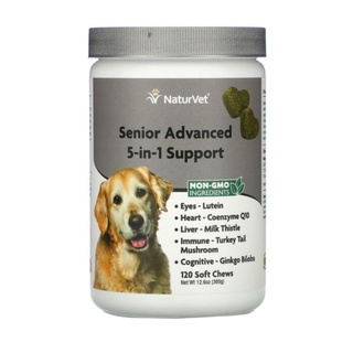 Senior Advanced 5-in-1 Support, 120 Soft Chews, 12.6 oz (360 g)