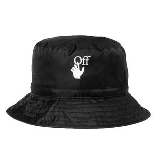 Off-White PACKABLE BUCKET HAT (BLACK)