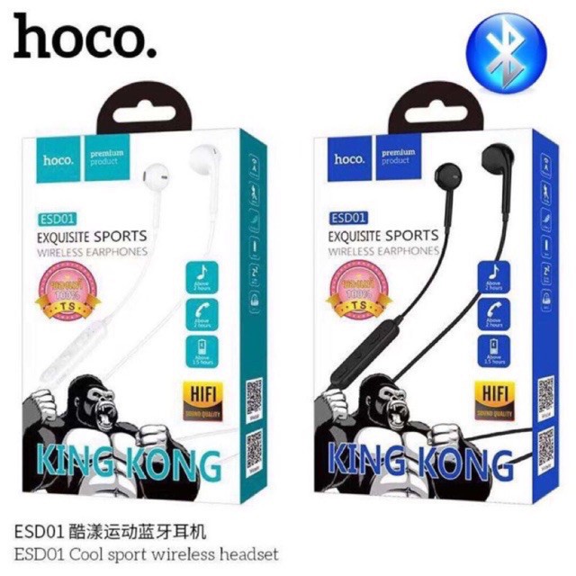 หูฟัง！ Hoco ESD01 หูฟัง บลูทูธ earpod คุยโทรศัพท์ได้ ฟังเพลงได้ ของแท้ ...