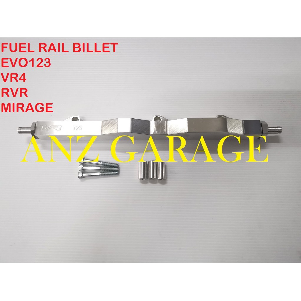 EVO123 VR4 BILLET FUEL RAIL ALUMINIUM 4G63 4G61 4G67 RVR EVO 123
